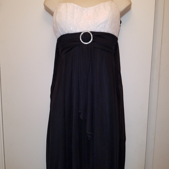 SEQUENCED FORMAL MIDI DRESS - Picture 1 of 4